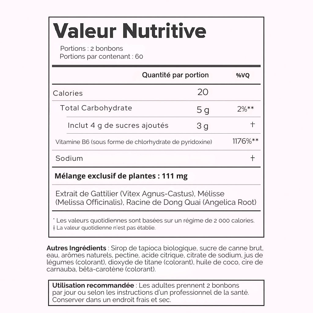 Lunaria - Gummies Confort Menstruel |