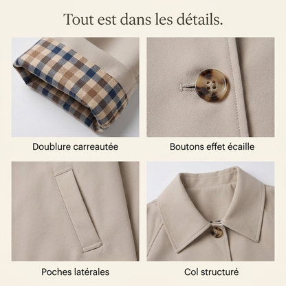 Elina™ — La Veste Trench Courte