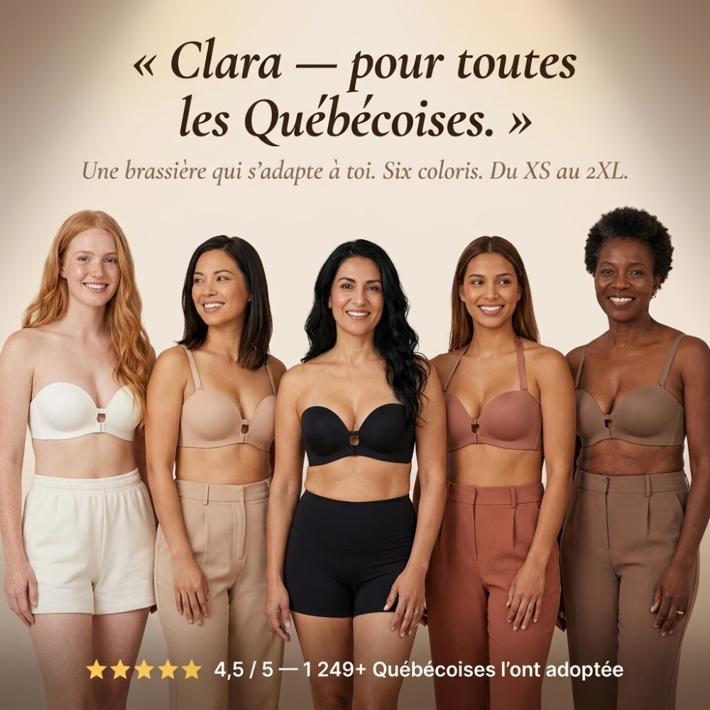 Clara — Brassière frontale soutien naturel