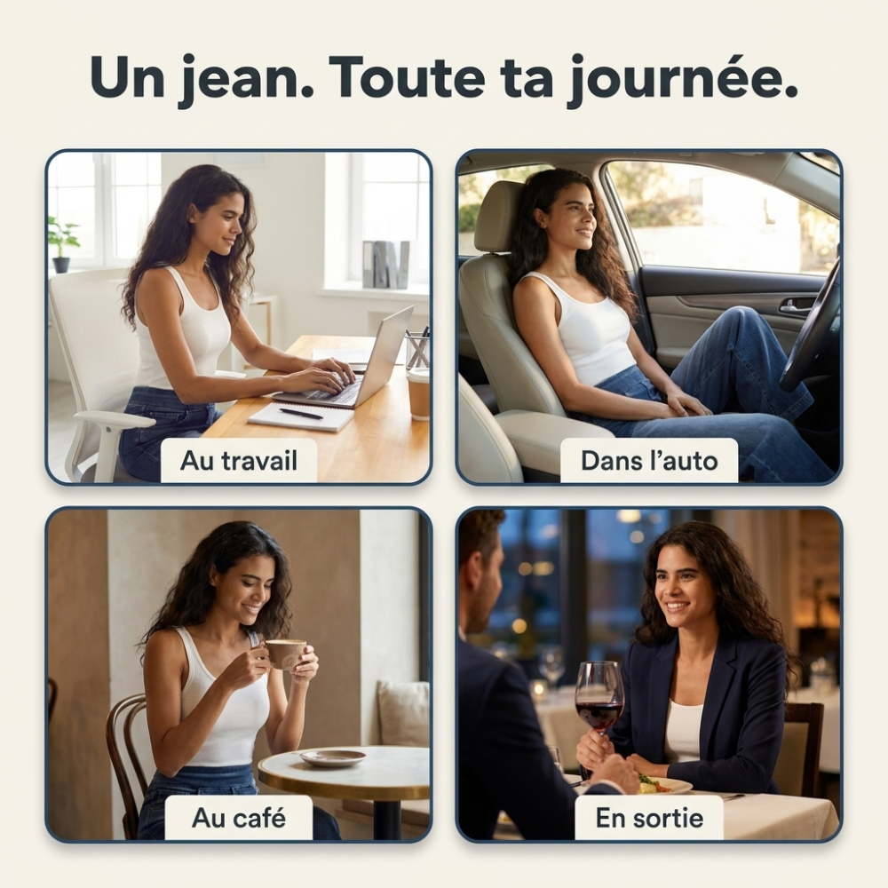 Alina™ — Le Jean Ultra-Stretch