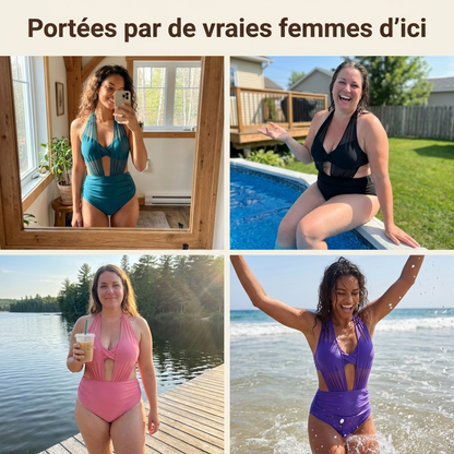 Azura — Bikini taille haute sculptant