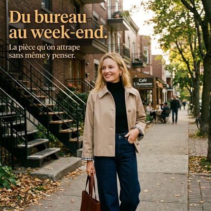 Elina™ — La Veste Trench Courte