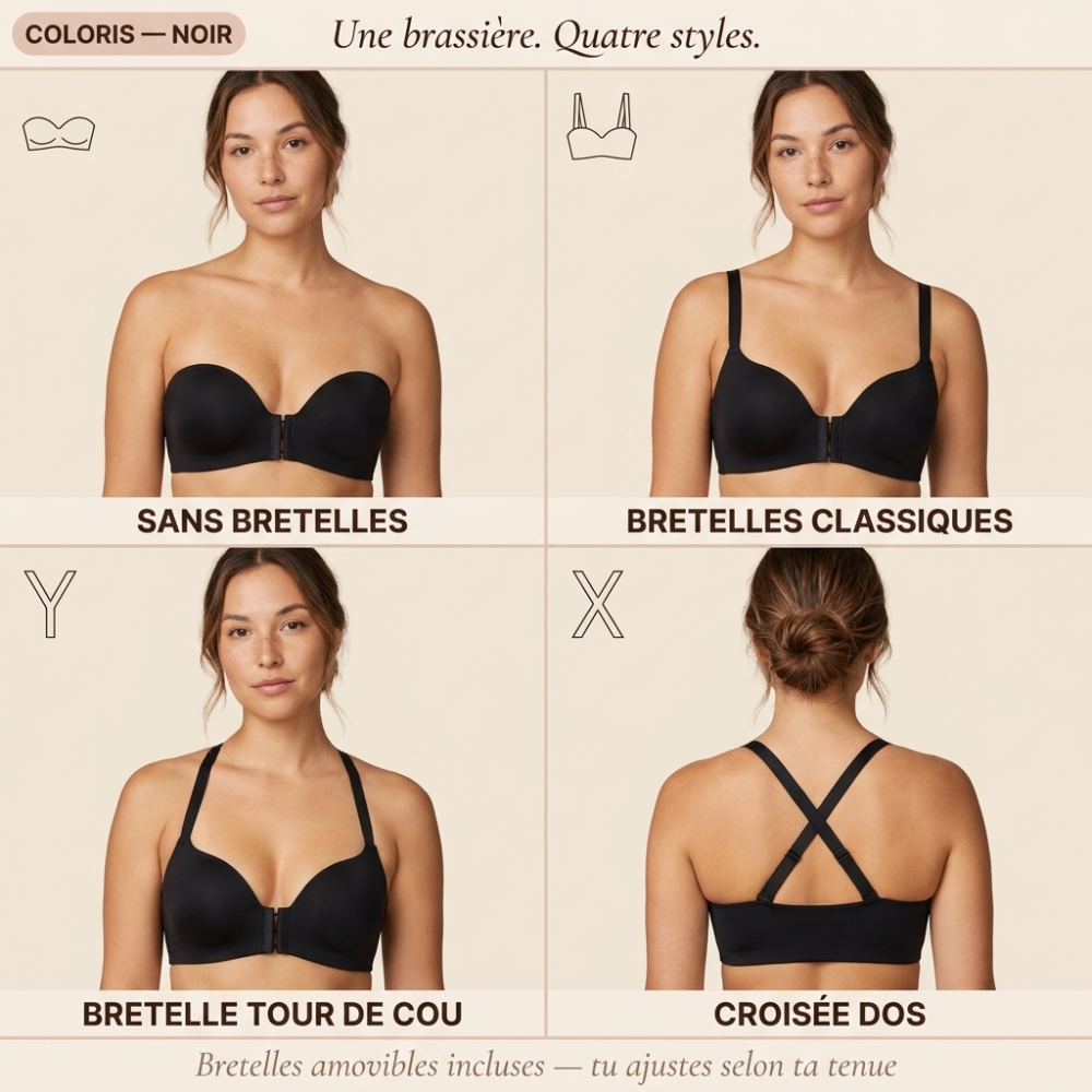 Clara — Brassière frontale soutien naturel