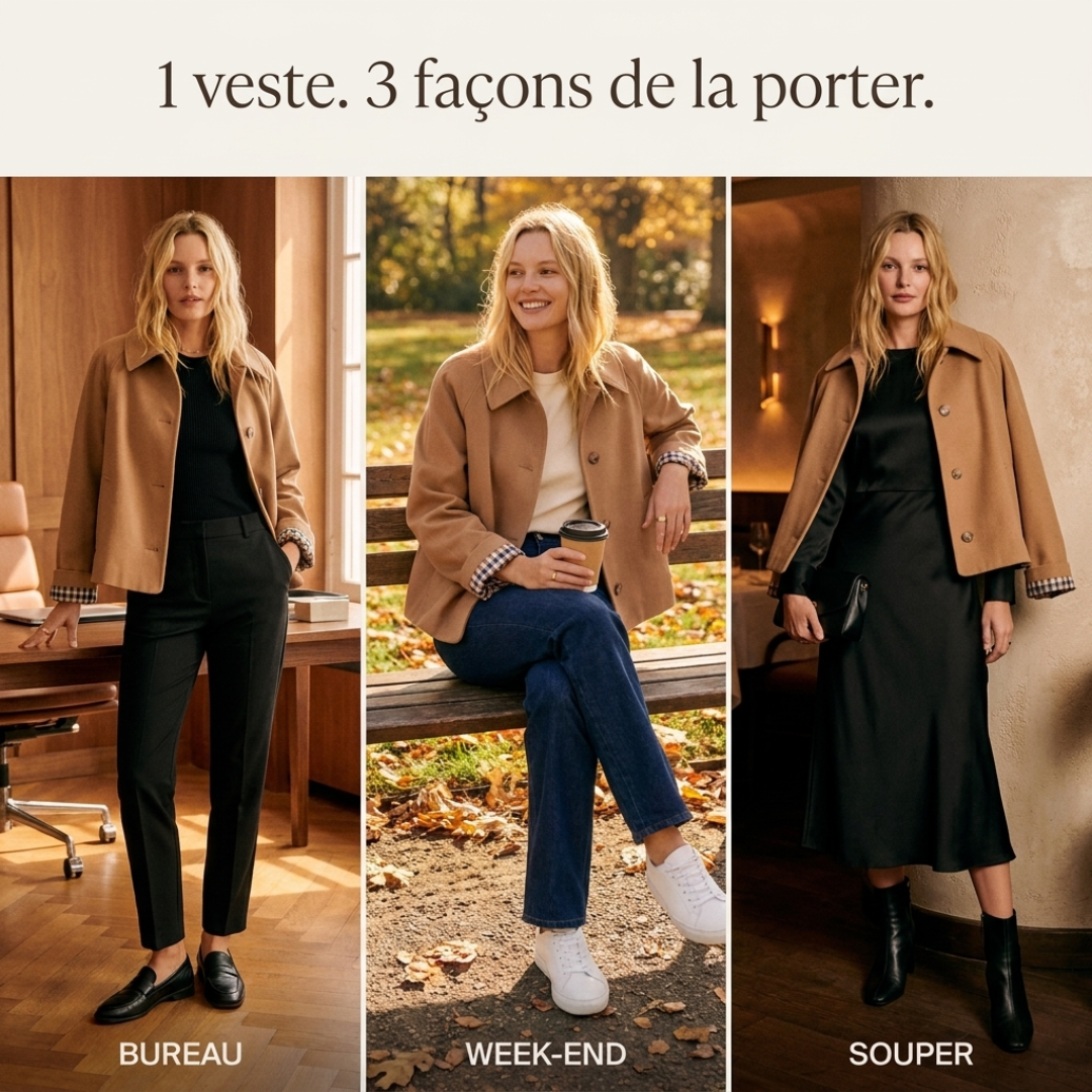 Elina™ — La Veste Trench Courte