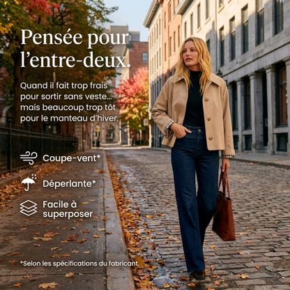 Elina™ — La Veste Trench Courte