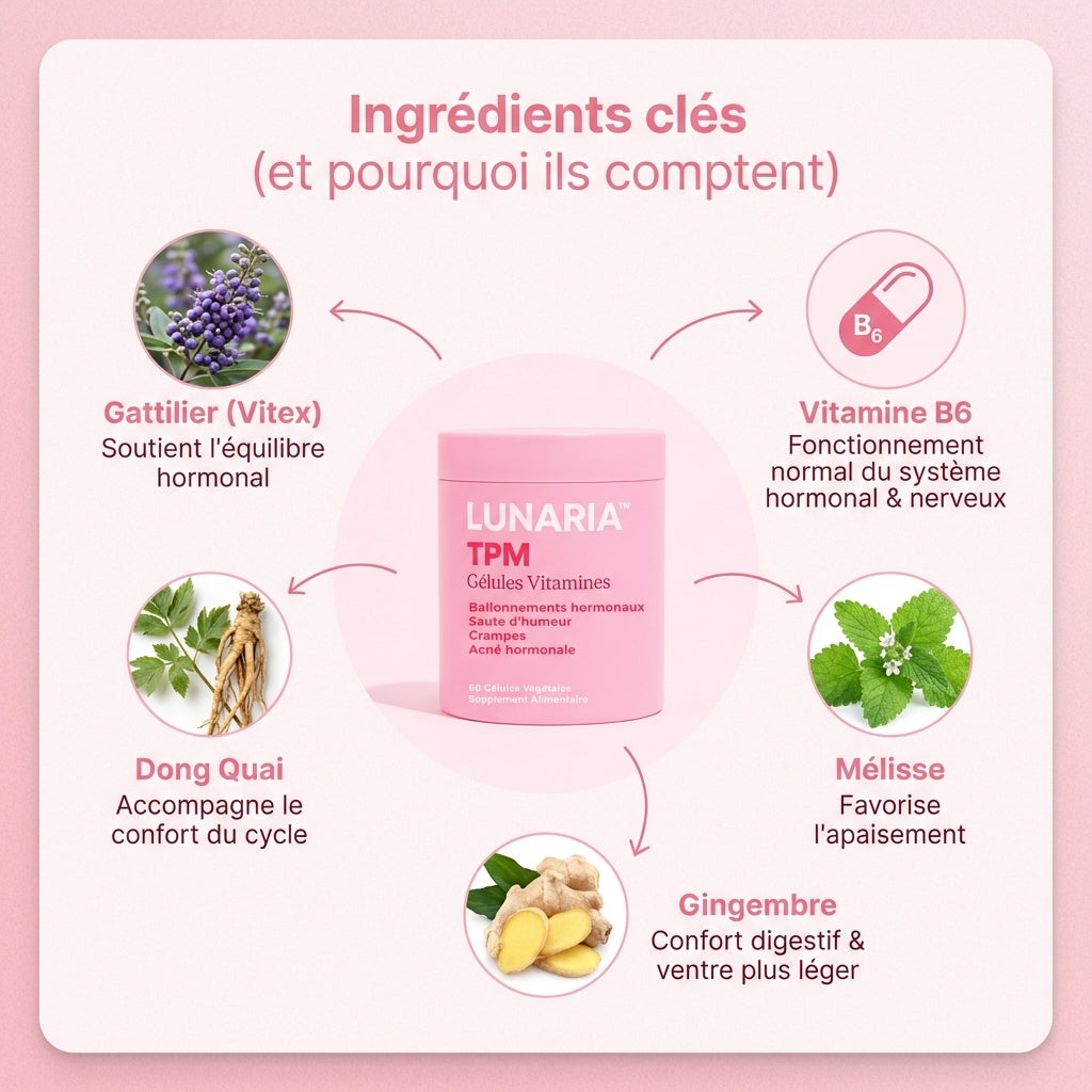 Lunaria - Gummies Confort Menstruel |
