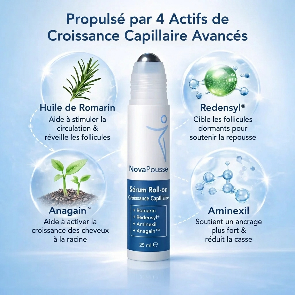 NovaPousse – Le sérum naturel pour des cheveux plus denses