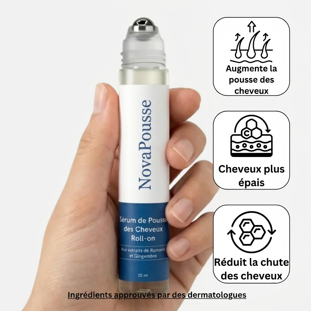 NovaPousse – Le sérum naturel pour des cheveux plus denses