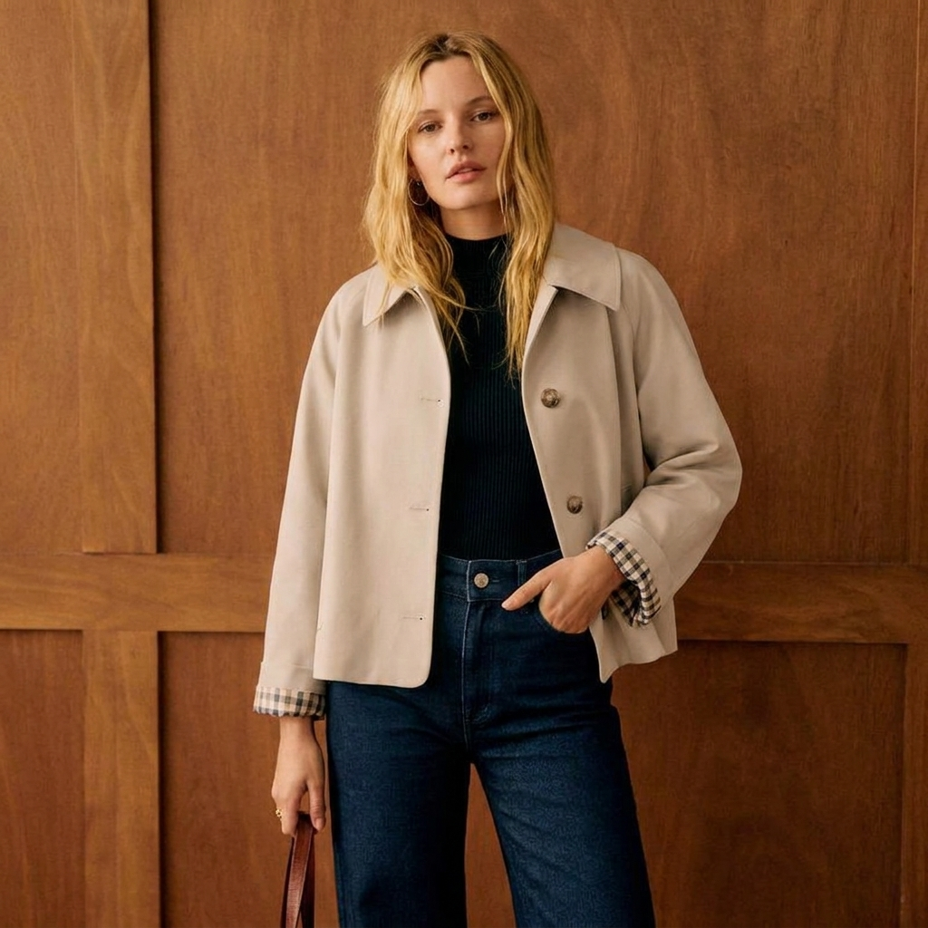 Elina™ — La Veste Trench Courte